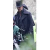 Taboo tom hardy black wool trench coat