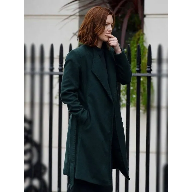 The capture season 3 holliday grainger wool coat