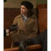 The immortal man laura mckee brown wool coat
