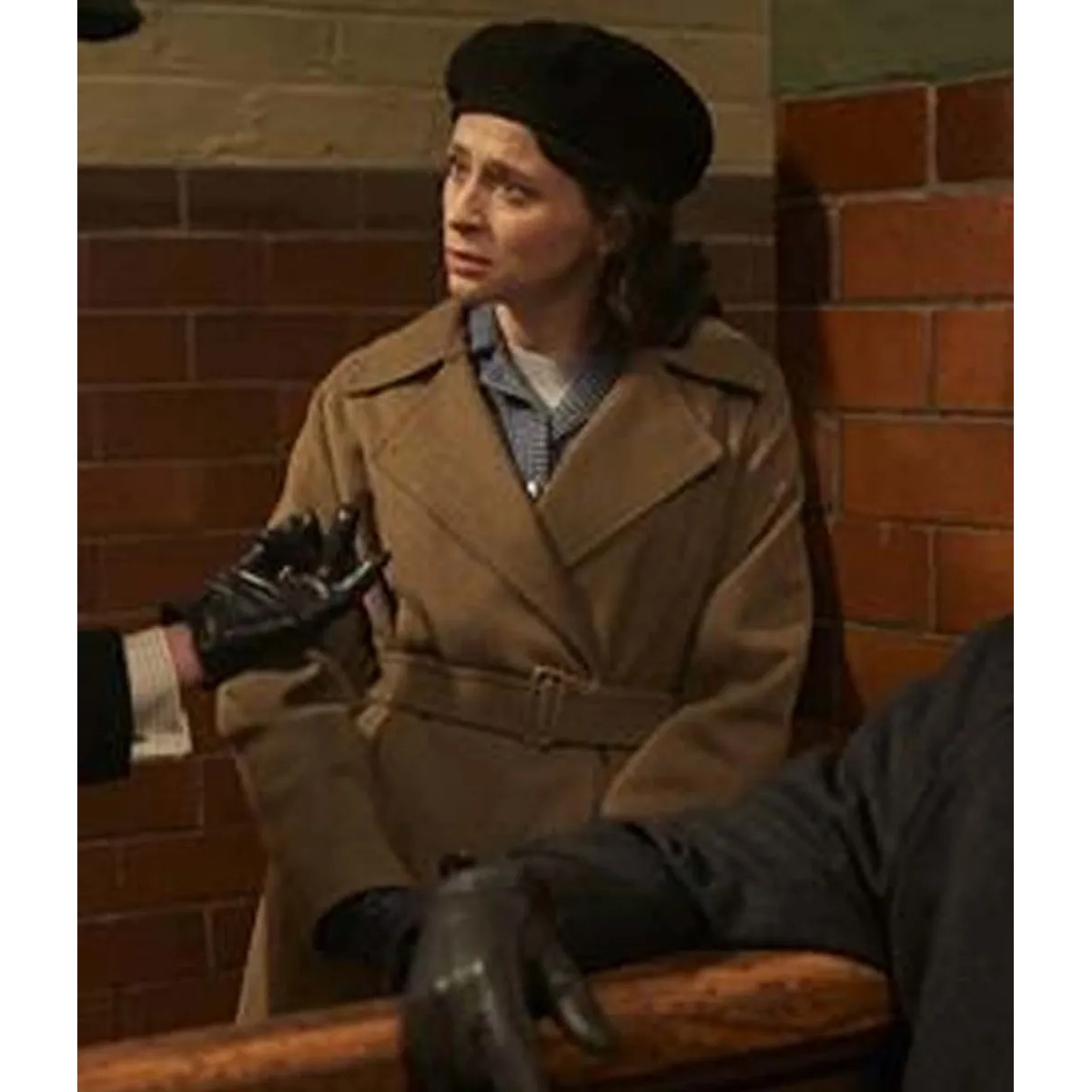 The immortal man laura mckee brown wool coat