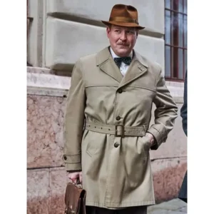 The swedish connection henrik dorsin beige cotton coat