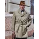 The swedish connection henrik dorsin beige cotton coat