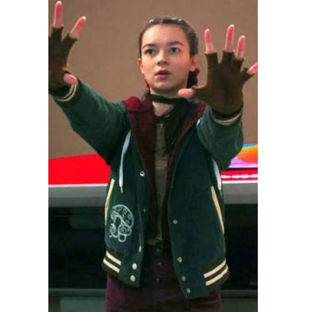 The vampire thailey roberge green jacket