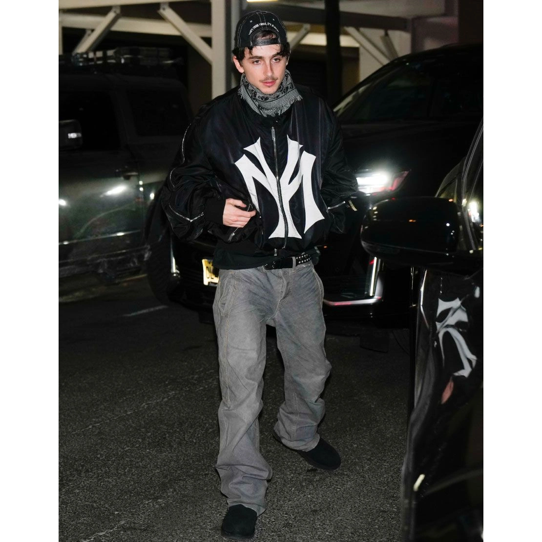Timothee chalamet yankees jacket