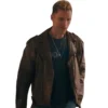 Tom bacon brown leather jacket