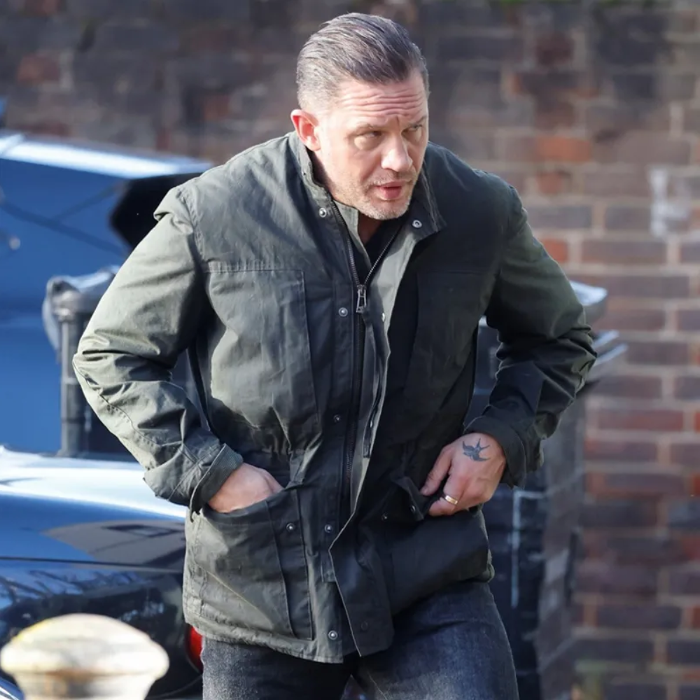 Tom hardy black jacket
