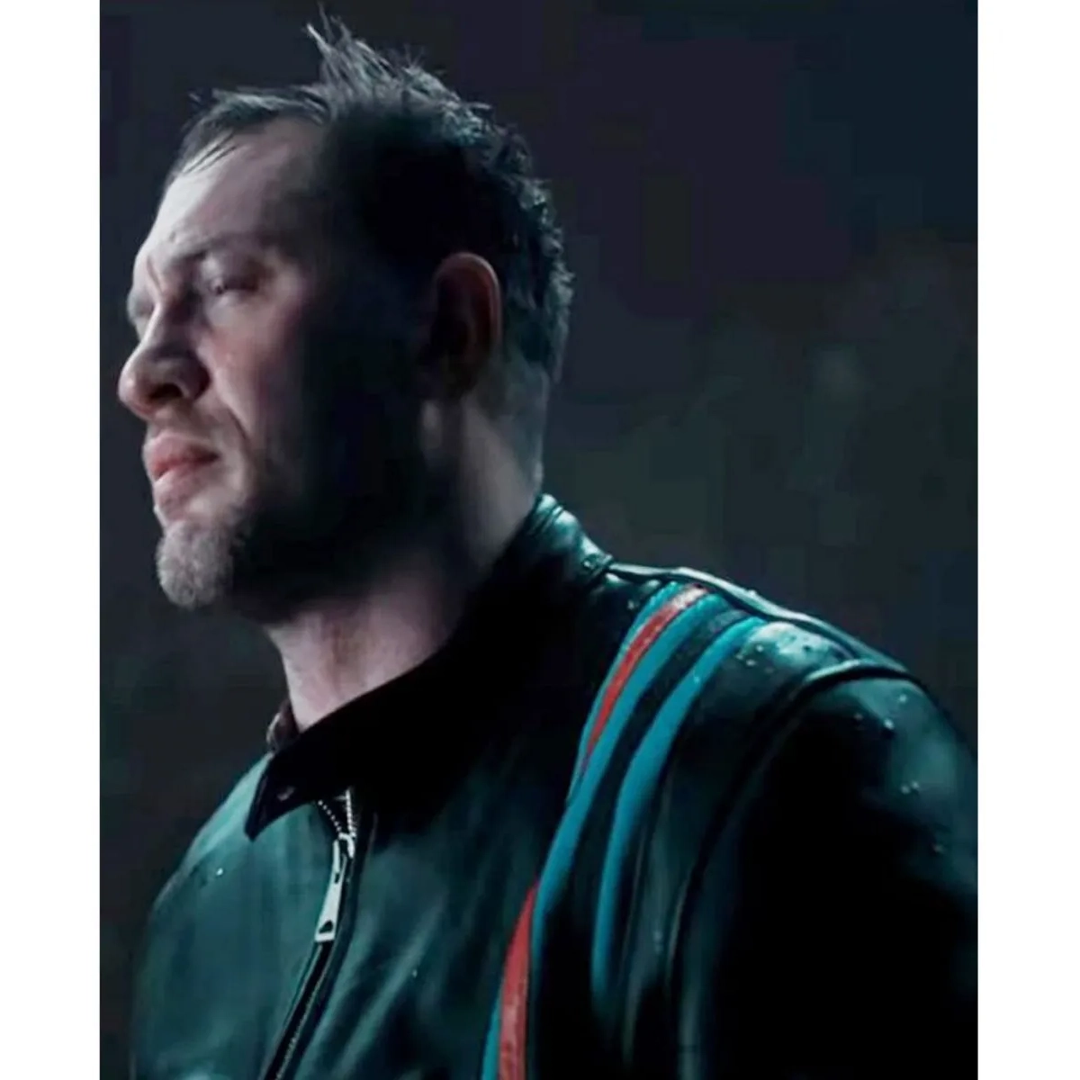 Tom hardy cafe racer black jacket