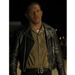 Tom Hardy The Bikeriders Black Leather Jacket