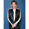 Tonight show jamie campbell black leather jacket