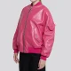 Whats next drake hot pink leather jacket