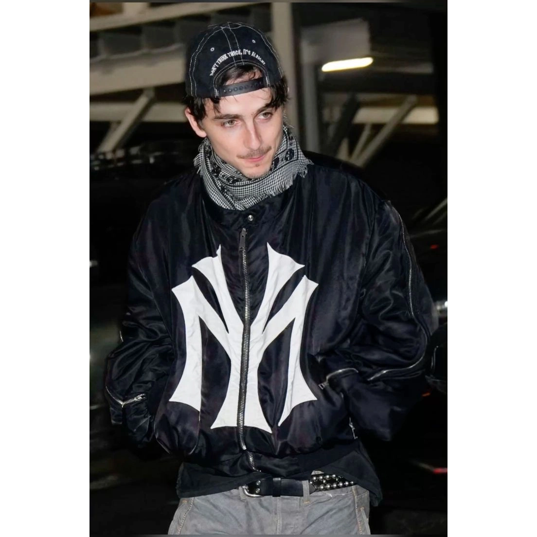 Yankees timothee chalamet jacket