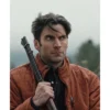 Yellowstone jamie dutton western burgundy cotton jacket