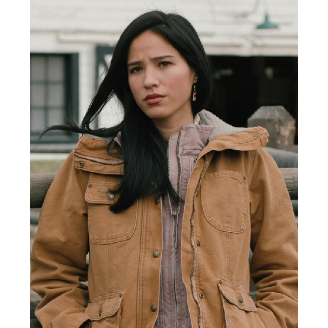 Yellowstone monica dutton s02 cotton jacket