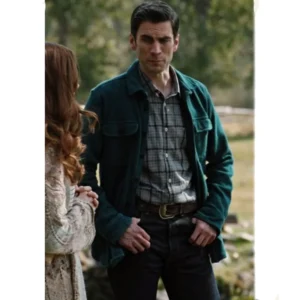 Yellowstone s04 jamie dutton green wool jacket