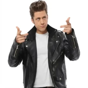 Aaron tveit black jacket