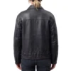 Adults s01 black leather jacket