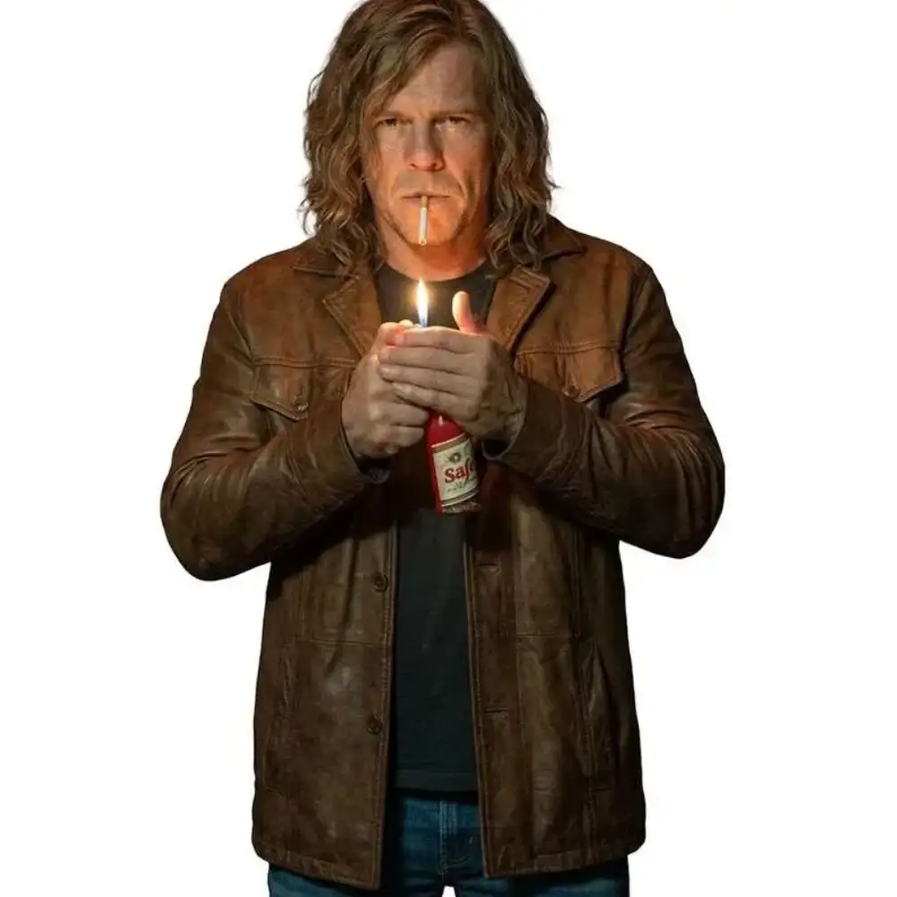 Alan ritchson leather jacket