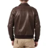 Alec baldwin brown leather jacket