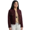 Alice dhawan maroon jacket