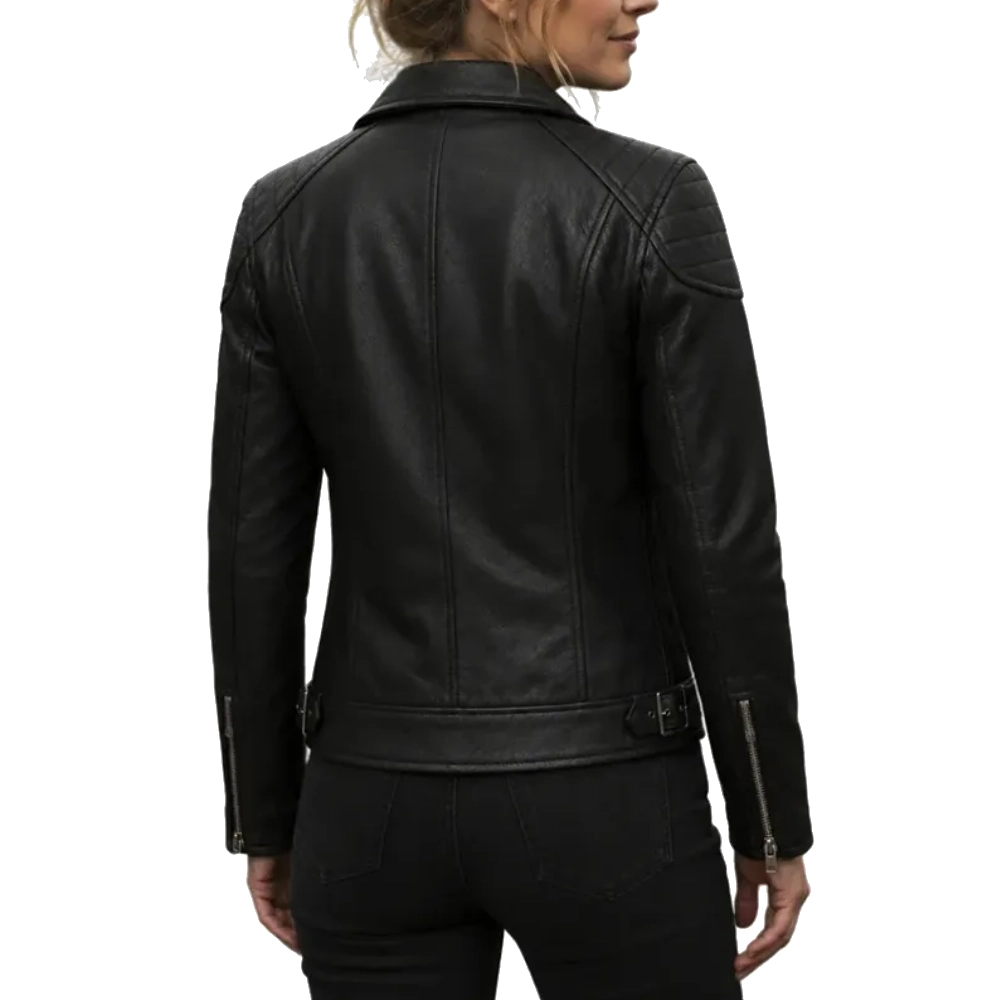 Anna pigeon s01 black jacket