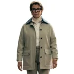 Lucky Season 1 Annette Bening Beige Wool Jacket