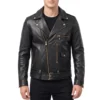 Arnold schwarzenegger black leather jacket