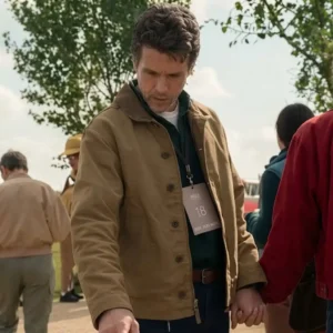 Ashley zukerman brown jacket