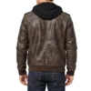 Bangley brown leather jacket