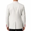 Barry keoghan white cotton jacket