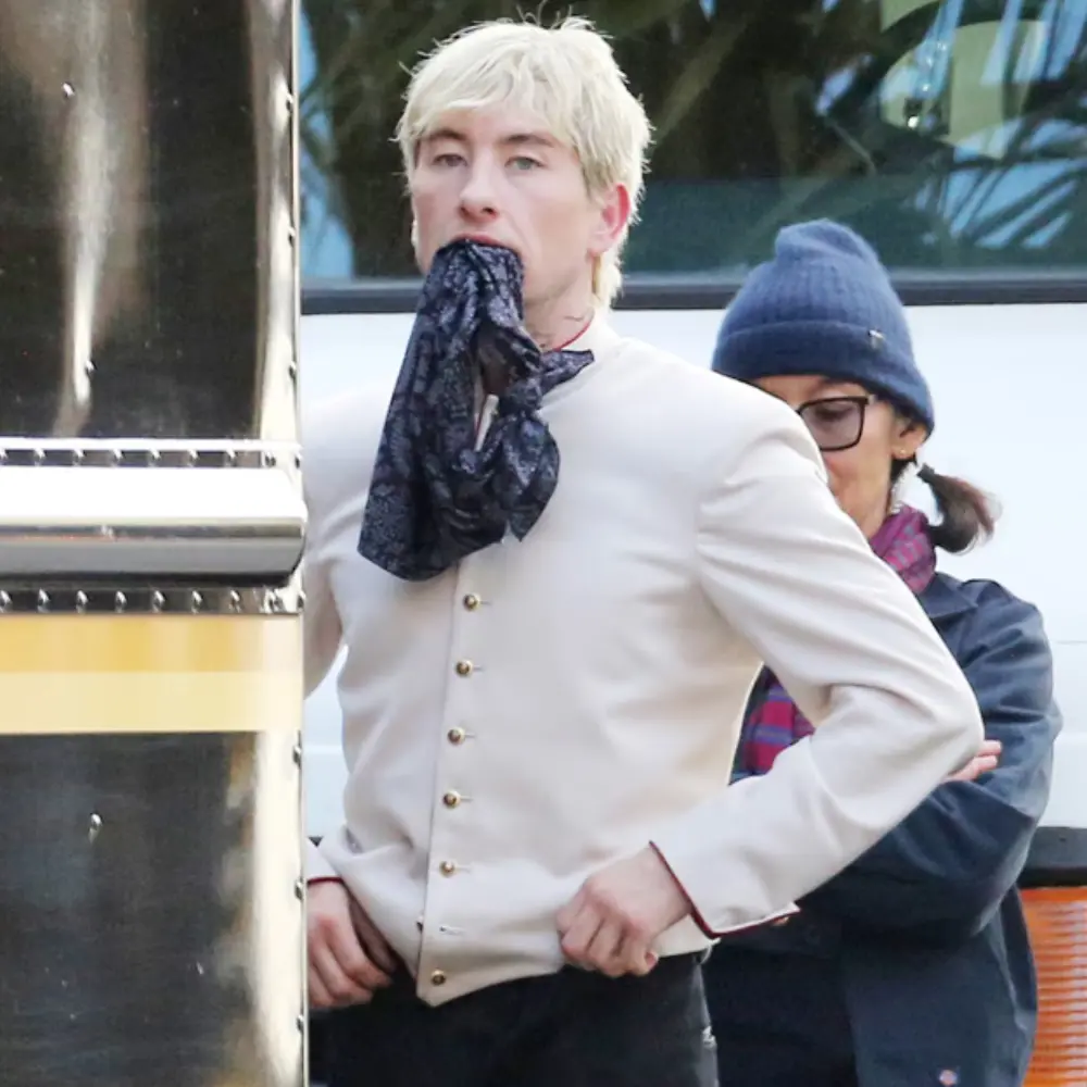 Barry keoghan white jacket