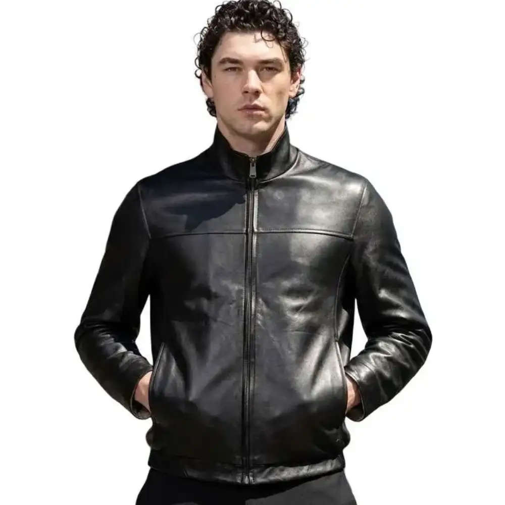 Belmont cameli leather jacket