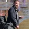 Ben affleck navy cotton jacket