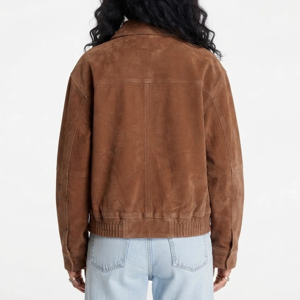 Billie s01 brown suede jacket
