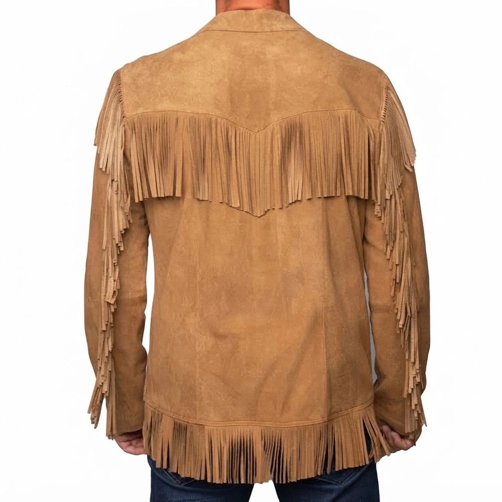 Billy brown fringe jacket