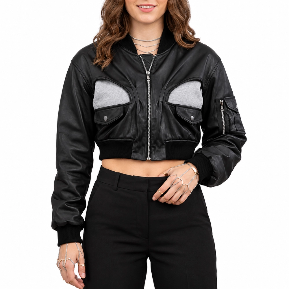 Brave new world leather jacket