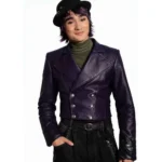 Wicked Wonderland Brendon Tremblay Purple Leather Jacket