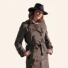 Brooke shields trench coat