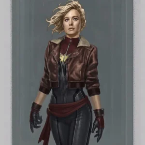 Captain marvel cropped jacket
