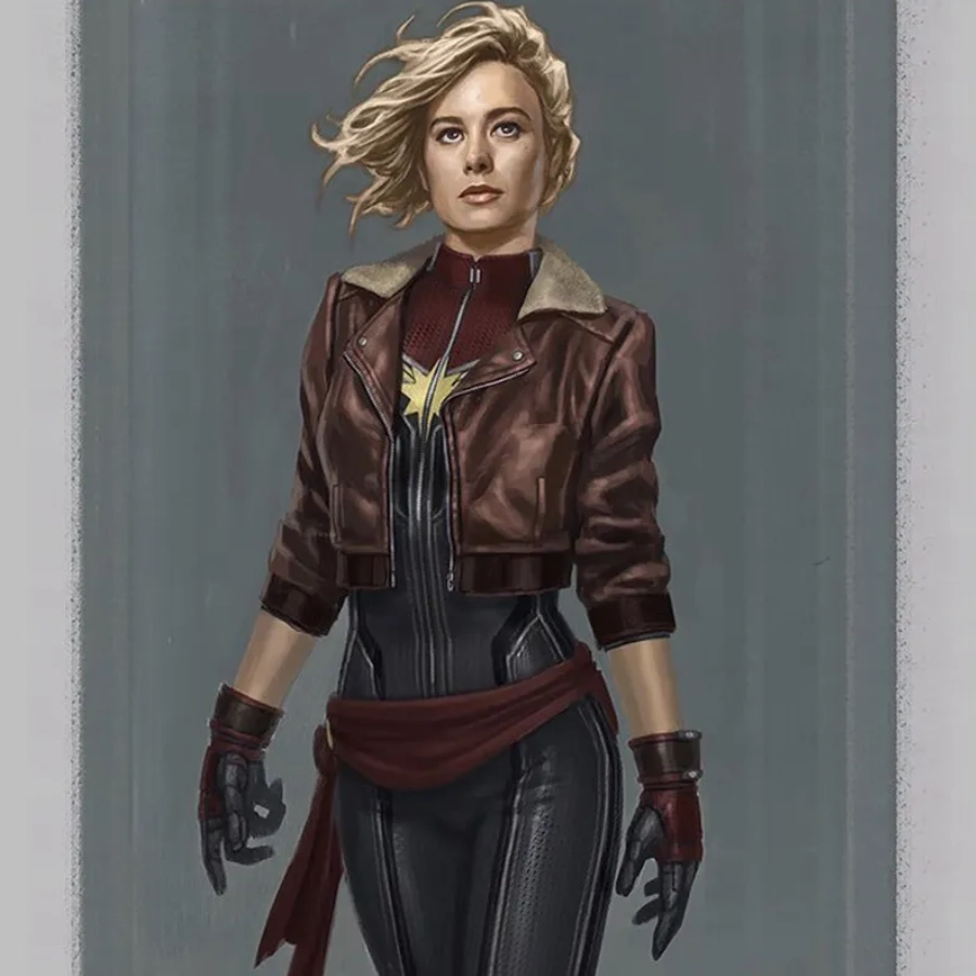 Captain marvel cropped jacket