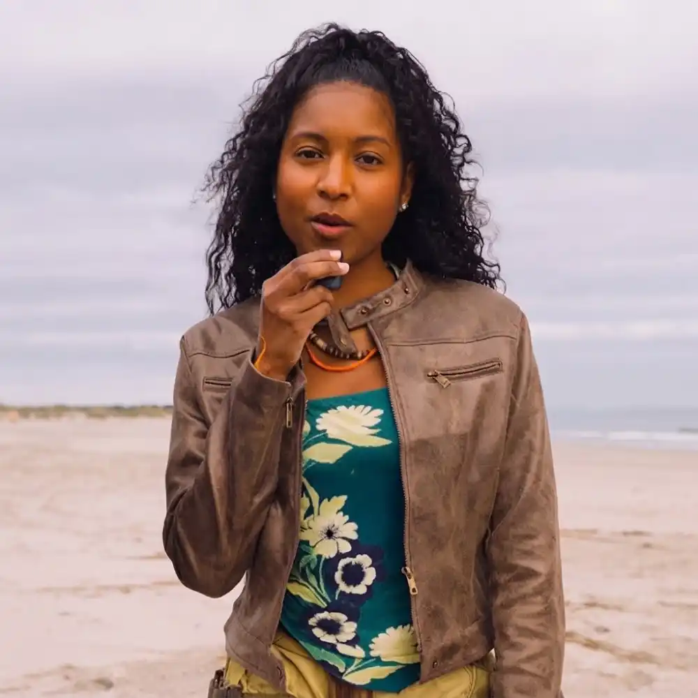 Carlacia grant leather jacket