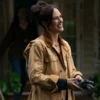 Charlotte keene tan cotton jacket