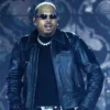 Chris brown leather jacket