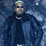 The R&B Tour Chris Brown Black Leather Jacket