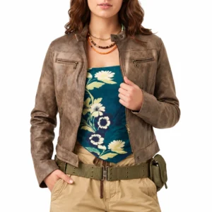 Cleo brown jacket