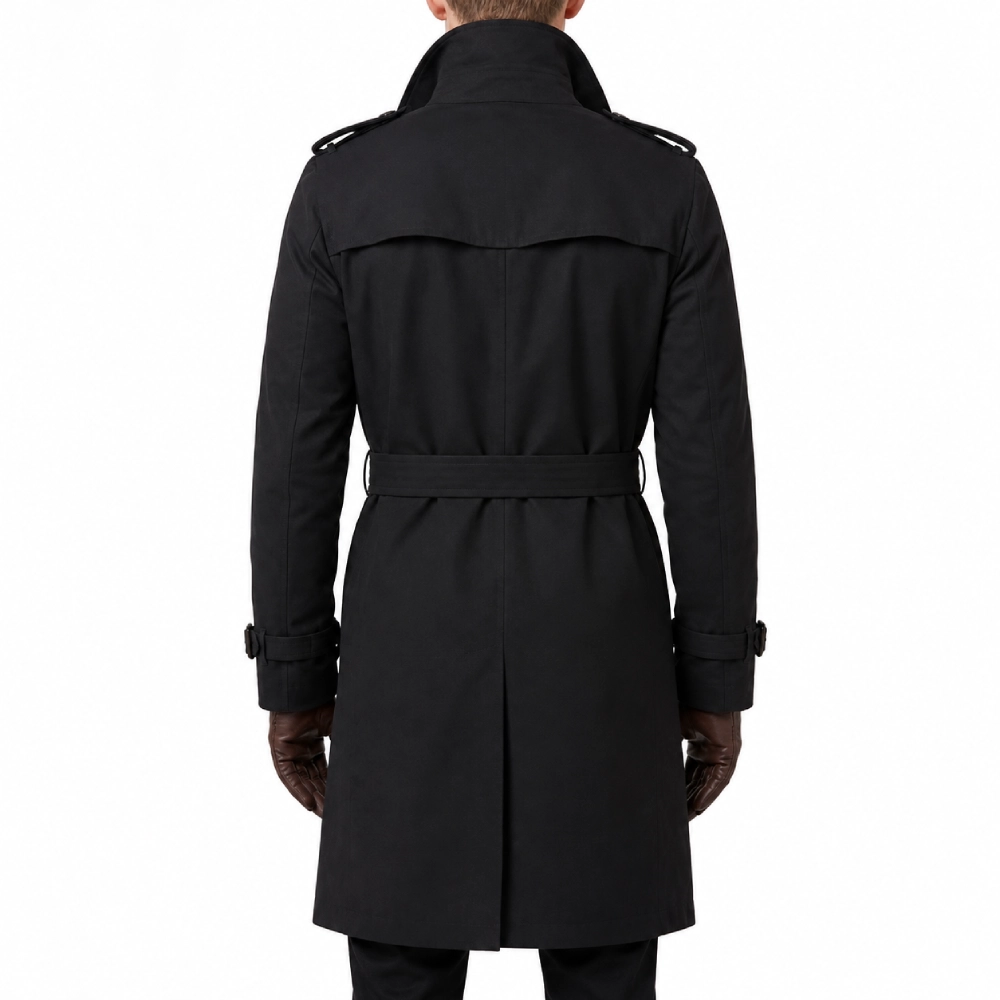 Damian lewis cotton trench coat