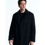 Silo Season 3 Daniel Keene Black Wool Coat
