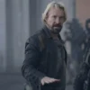 David ar white leather jacket