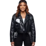 The Real Housewives of Atlanta S17 Drew Sidora Black Leather Jacket