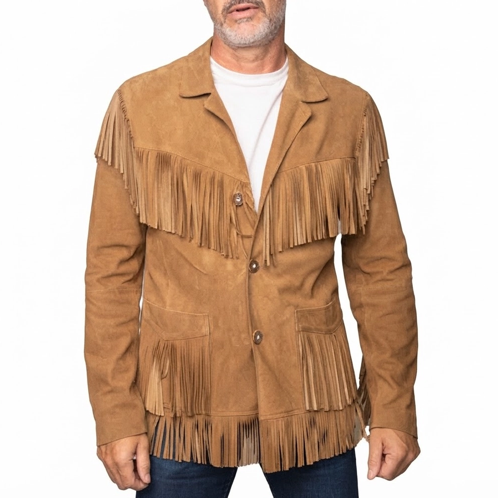 Easy rider suede fringe jacket