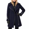 Emma swan blue wool coat